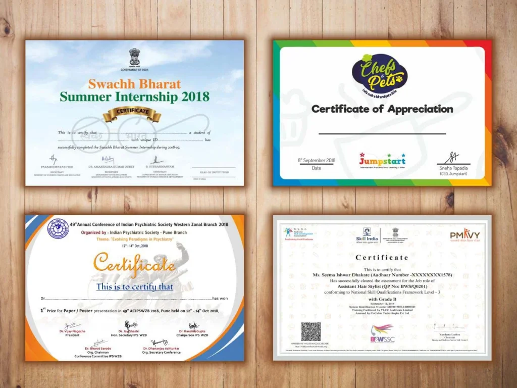 Certificate Printing Torquay