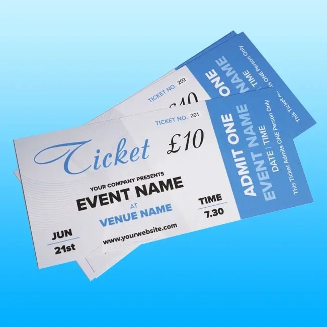 Tickets Printing Torquay
